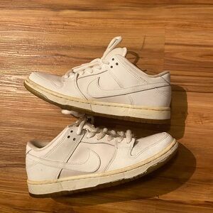 Nike SB Dunk Low Pro White Ice 2014 Rare Size 9 Skateboard